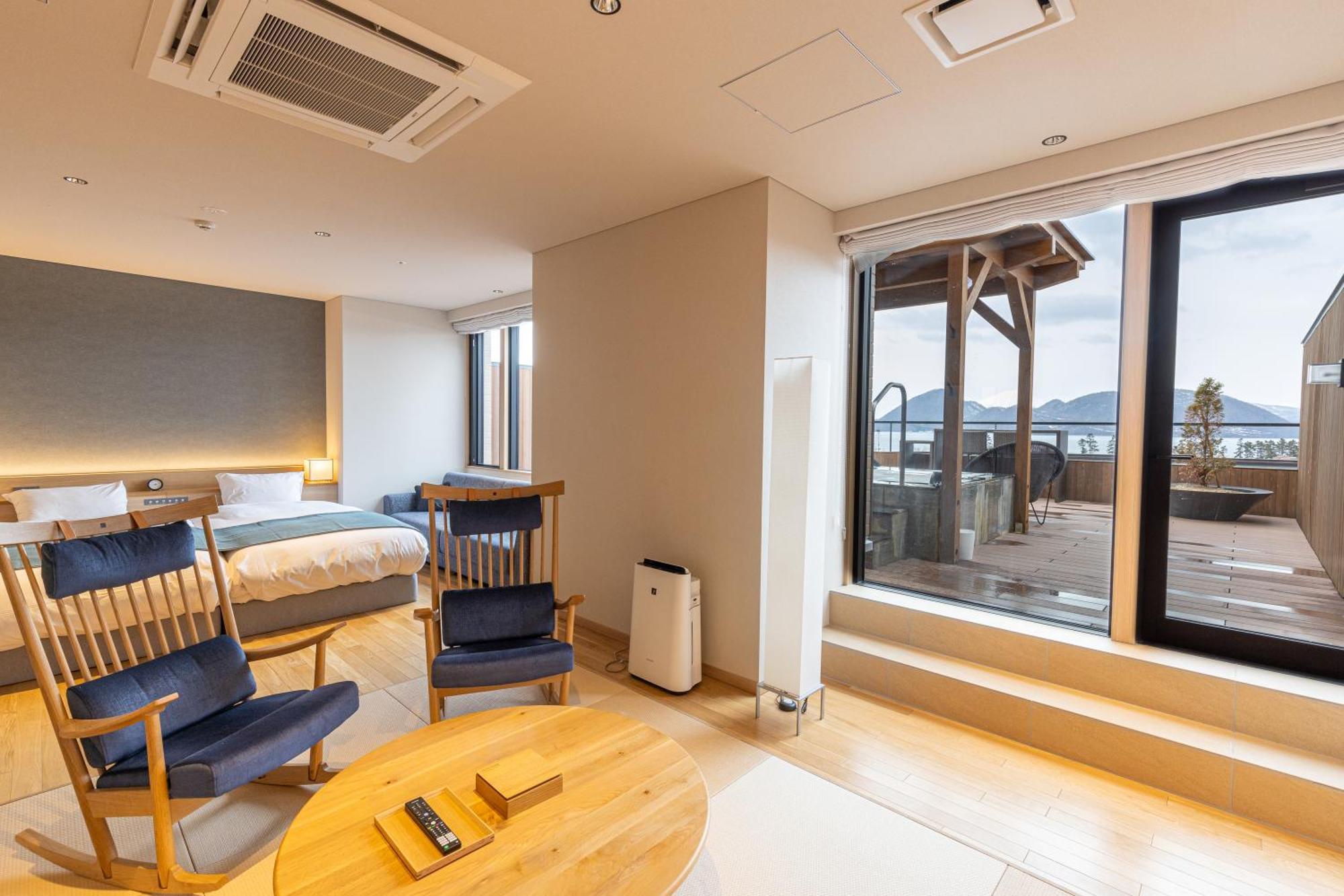 Lake Toya Tsuruga Resort Hikarinouta Toyako Esterno foto